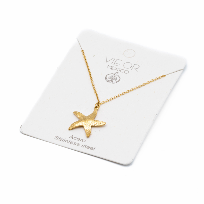 COLLAR ZO13185N180 DORADO Acero Inoxidable E22