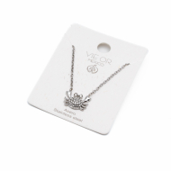 COLLAR ZO14399N250 PLATEADO Acero Inoxidable E41