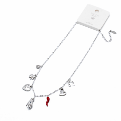 COLLAR ZO13353N PLATEADO Acero Inoxidable 2D59