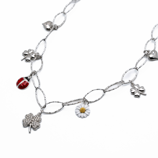 COLLAR ZO13391N PLATEADO Acero Inoxidable 2D410