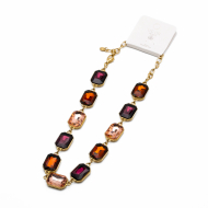 COLLAR ZO13850N DORADO MARRON Acero Inoxidable E46