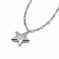 COLLAR ZO13791N PLATEADO Acero Inoxidable 2D310