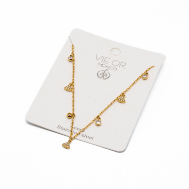 COLLAR ZO14899N DORADO Acero Inoxidable E26