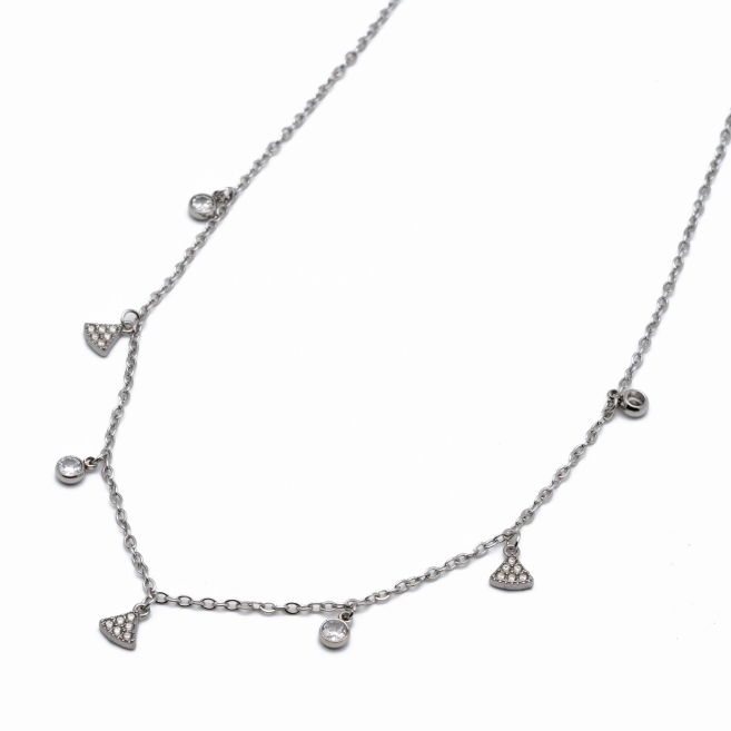 COLLAR ZO14899N PLATEADO Acero Inoxidable E26