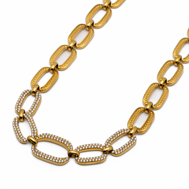 COLLAR ZO13529N DORADO Acero Inxidable E43
