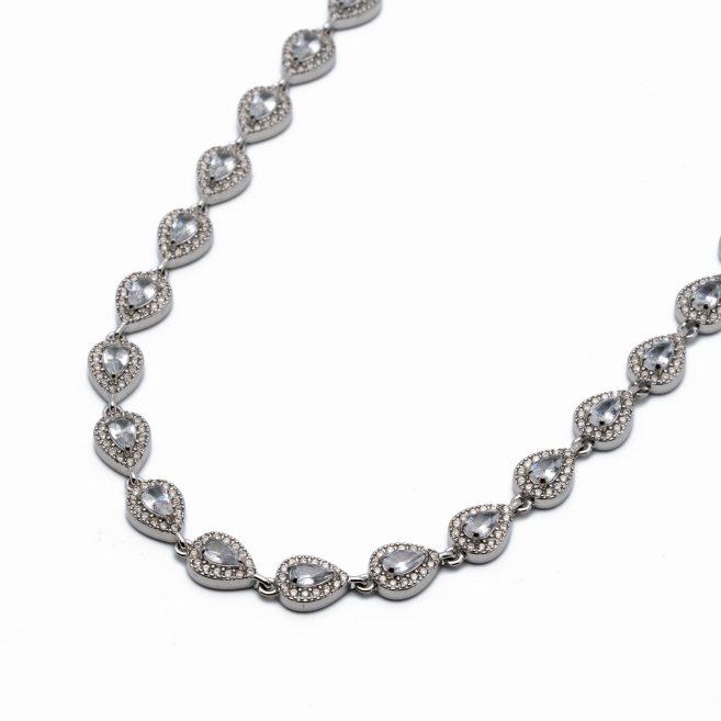 COLLAR ZO13827N PLATEADO Acero Inxidable E43