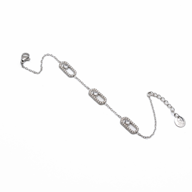 PULSERA ZO14525B PLATEADO Acero Inxidable 2B37