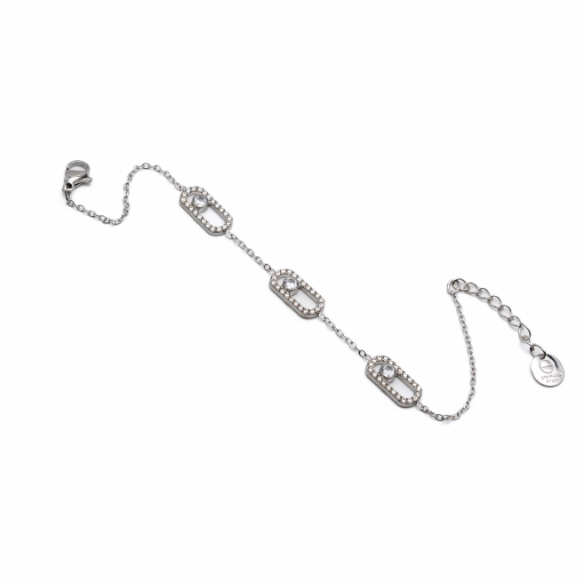 PULSERA ZO14525B PLATEADO Acero Inxidable 2B37