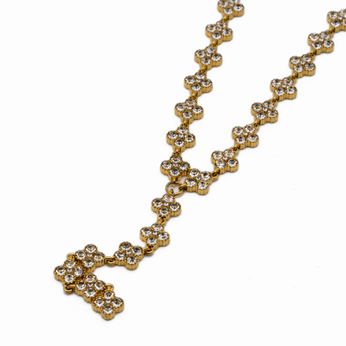 COLLAR ZO15013N PLATEADO BLANCO Acero Inoxidable 2D16