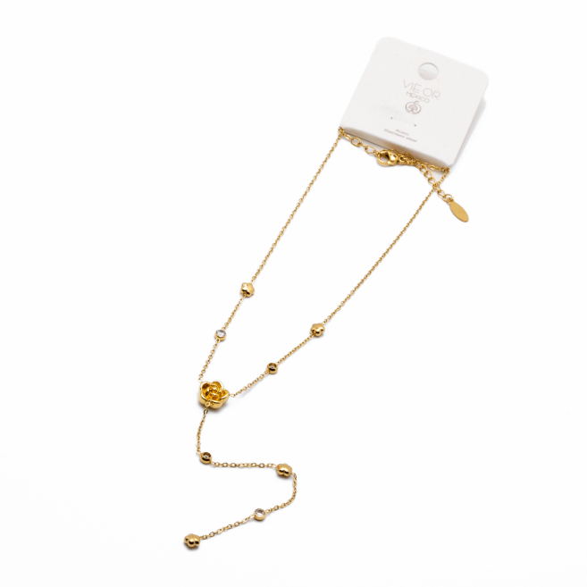 COLLAR ZO13428N DORADO Acero Inxidable 2D49