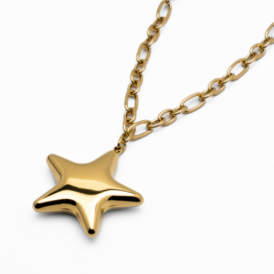 COLLAR ZO13791N DORADO Acero Inoxidable 2D310