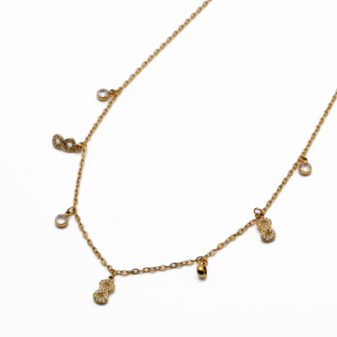 COLLAR ZO14925N DORADO Acero Inxidable 2D210