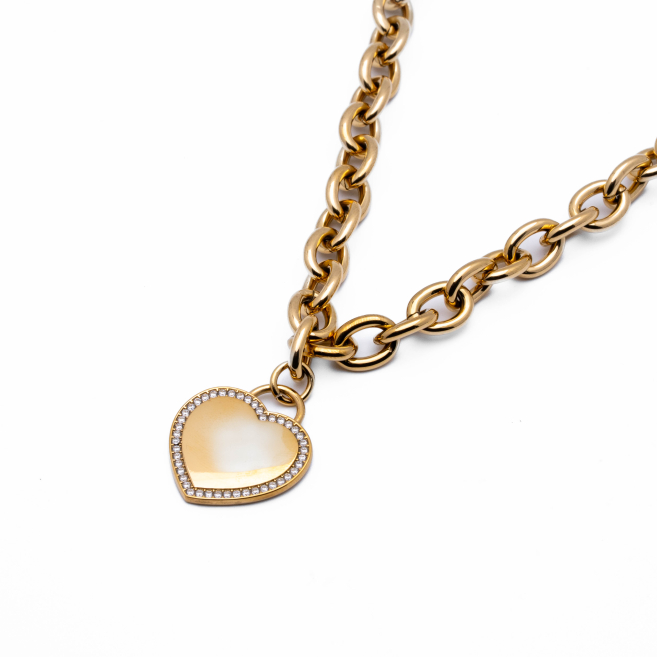 COLLAR ZO13396N DORADO Acero Inxidable 2D310