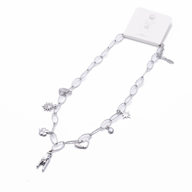 COLLAR ZO13379N PLATEADO Acero Inoxidable 2D57