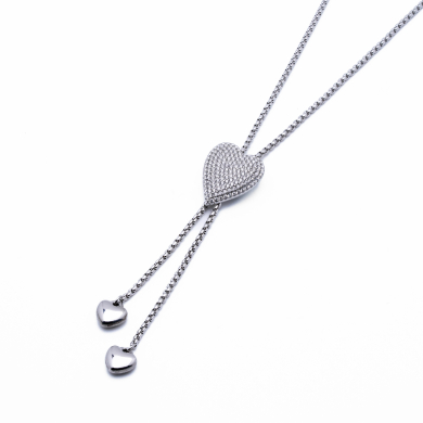 COLLAR ZO13594N PLATEADO Acero Inxidable 2D47