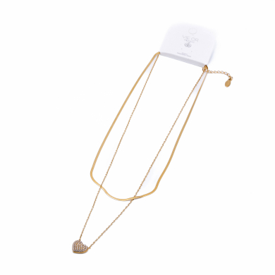 COLLAR ZO13392N DORADO Acero Inxidable 2D37