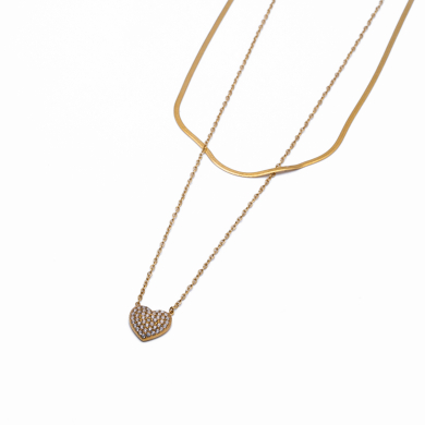 COLLAR ZO13392N DORADO Acero Inxidable 2D37