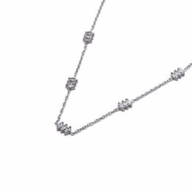 COLLAR ZO13704N PLATEADO Acero Inoxidable E41