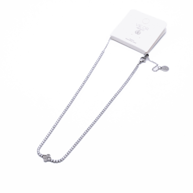 COLLAR ZO12838N PLATEADO Acero Inxidable 2D17