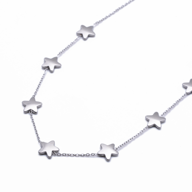 COLLAR ZO11369N390 PLATEADO Acero Inxidable 2D19