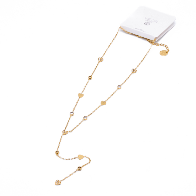 COLLAR ZO14578N DORADO Acero Inxidable E23