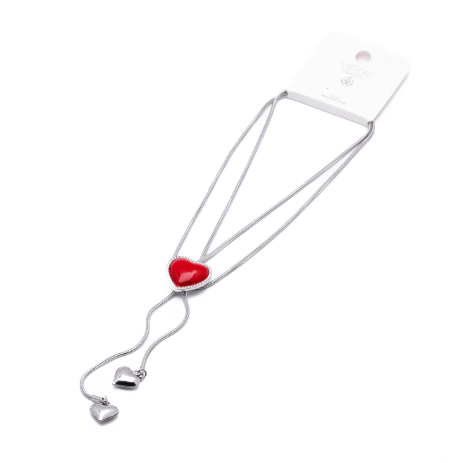 COLLAR ZO13006N PLATEADO Acero Inoxidable 2D29