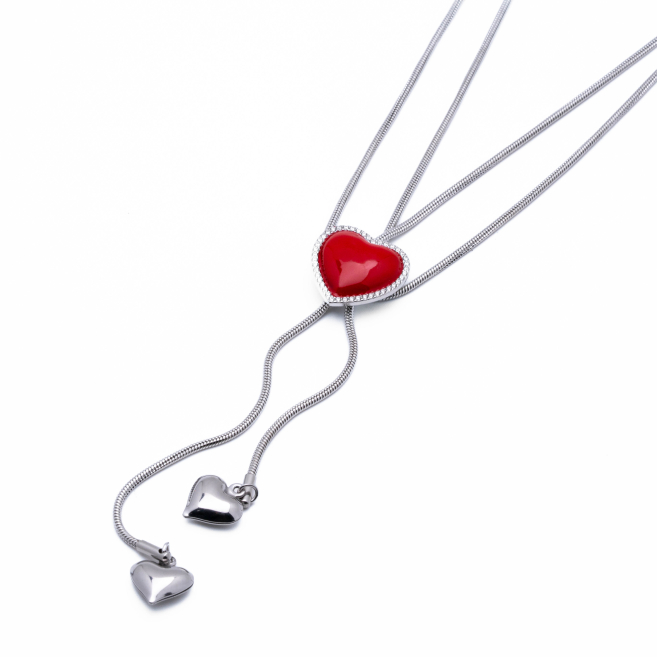 COLLAR ZO13006N PLATEADO Acero Inoxidable 2D29