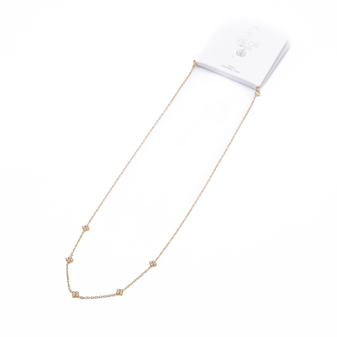 COLLAR ZO13694N DORADO Acero Inxidable 2D110