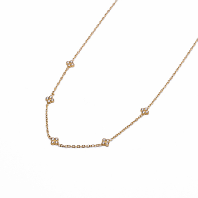 COLLAR ZO13694N DORADO Acero Inxidable 2D110