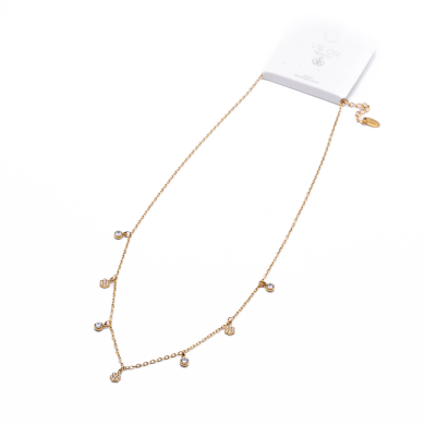 COLLAR ZO14903N DORADO Acero Inxidable 2D210