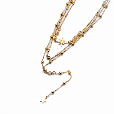 COLLAR ZO14095N DORADO Acero Inxidable 2D47