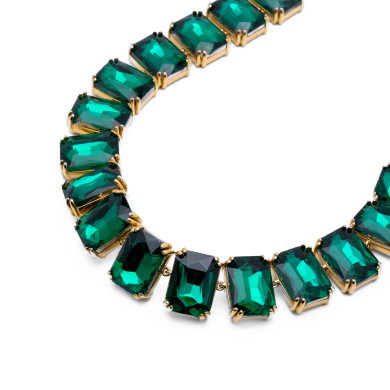 COLLAR ZO13543N DORADO VERDE Acero Inxidable E47