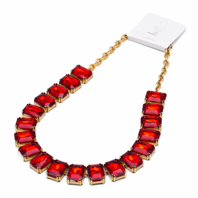 COLLAR ZO13543N DORADO ROJO Acero Inxidable E48