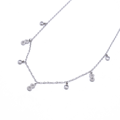 COLLAR ZO14925N PLATEADO Acero Inxidable 2D210