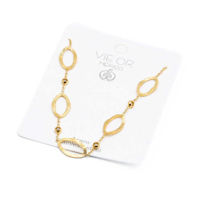 COLLAR ZO13354N DORADO Acero Inoxidable E31