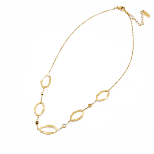 COLLAR ZO13354N DORADO Acero Inoxidable E31