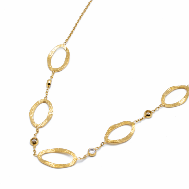 COLLAR ZO13354N DORADO Acero Inoxidable E31