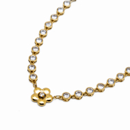 COLLAR ZO13883N DORADO Acero Inxidable 2D17