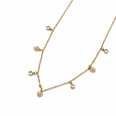 COLLAR ZO14919N DORADO Acero Inxidable 2D210