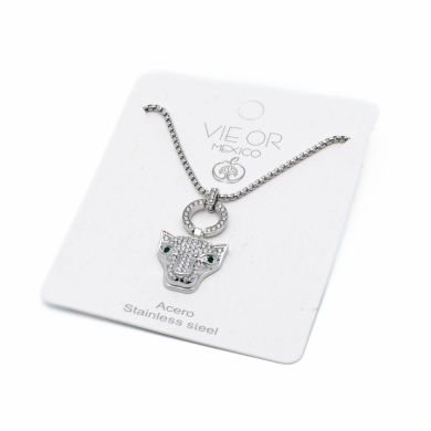 COLLAR ZO14536N PLATEADO Acero Inoxidable E41