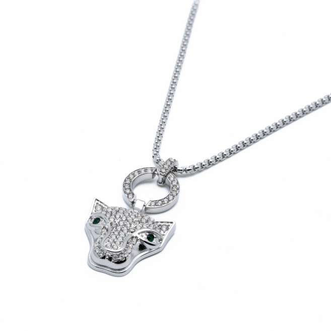 COLLAR ZO14536N PLATEADO Acero Inoxidable E41