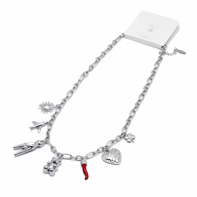 COLLAR ZO13370N PLATEADO Acero Inxidable E36