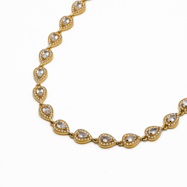 COLLAR ZO13827N DORADO Acero Inxidable E43