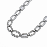 COLLAR ZO13529N PLATEADO Acero Inxidable E43