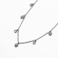 COLLAR ZO14919N PLATEADO Acero Inxidable 2D210