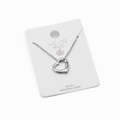 COLLAR ZO13320N PLATEADO Acero Inoxidable E11