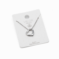 COLLAR ZO13320N PLATEADO Acero Inoxidable E11