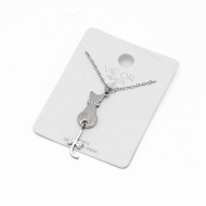 COLLAR ZO14028N PLATEADO Acero Inoxidable E41