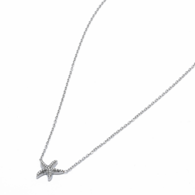 COLLAR ZO14400N PLATEADO Acero Inoxidable E41