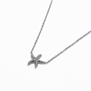 COLLAR ZO14400N PLATEADO Acero Inoxidable E41